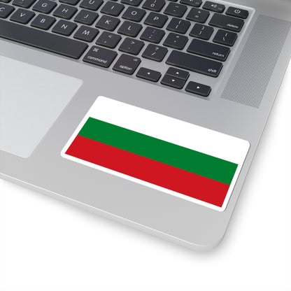 Hybrid flag of Belarus 1918 1991-1995 and 2012- (Belarus) STICKER Vinyl Kiss-Cut Decal