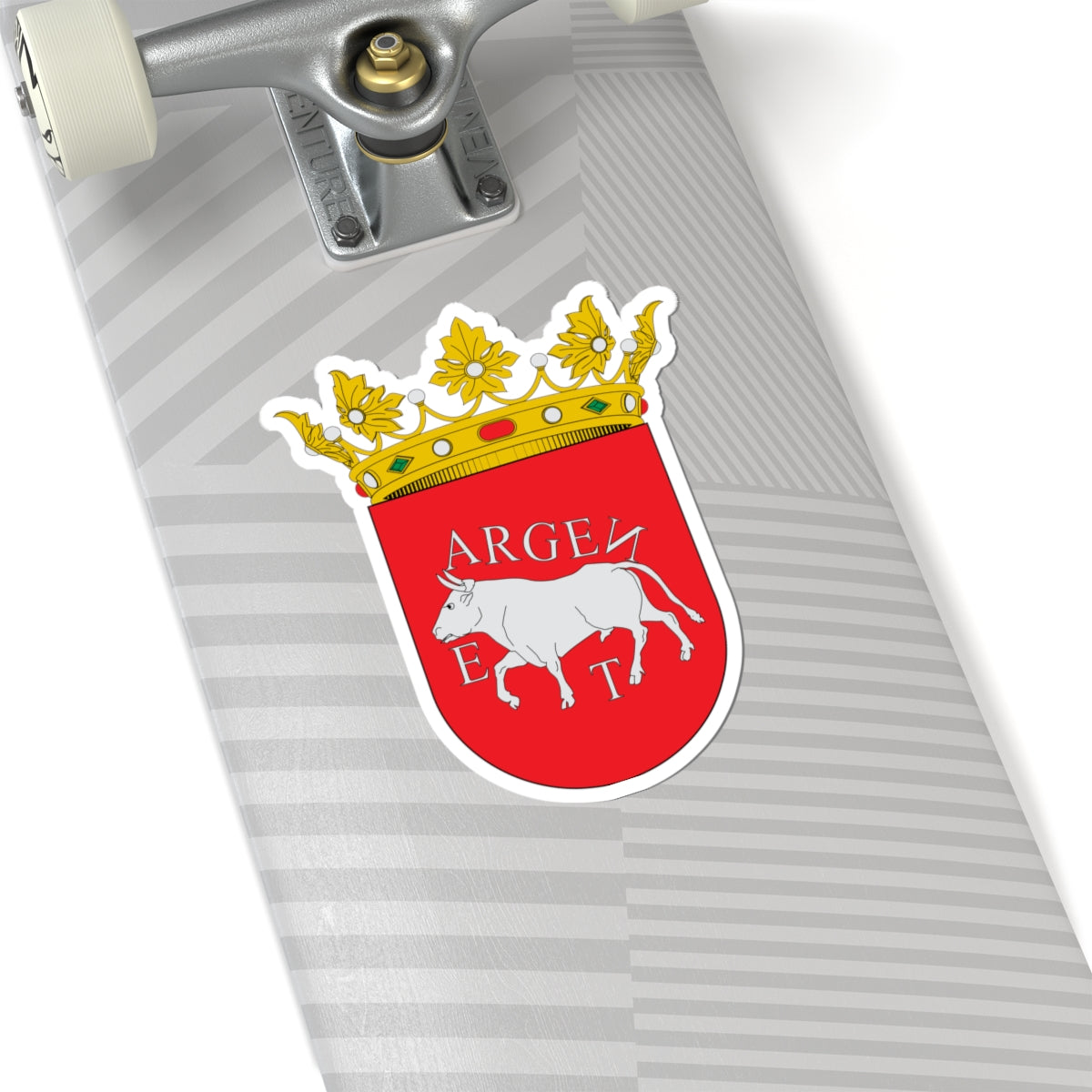 Escudo de Argente (Spain) (Coat of Arms) STICKER Vinyl Kiss-Cut Decal