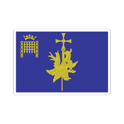 Flag of the Church of St Margaret Westminster Abbey (England) STICKER Vinyl Kiss-Cut Decal
