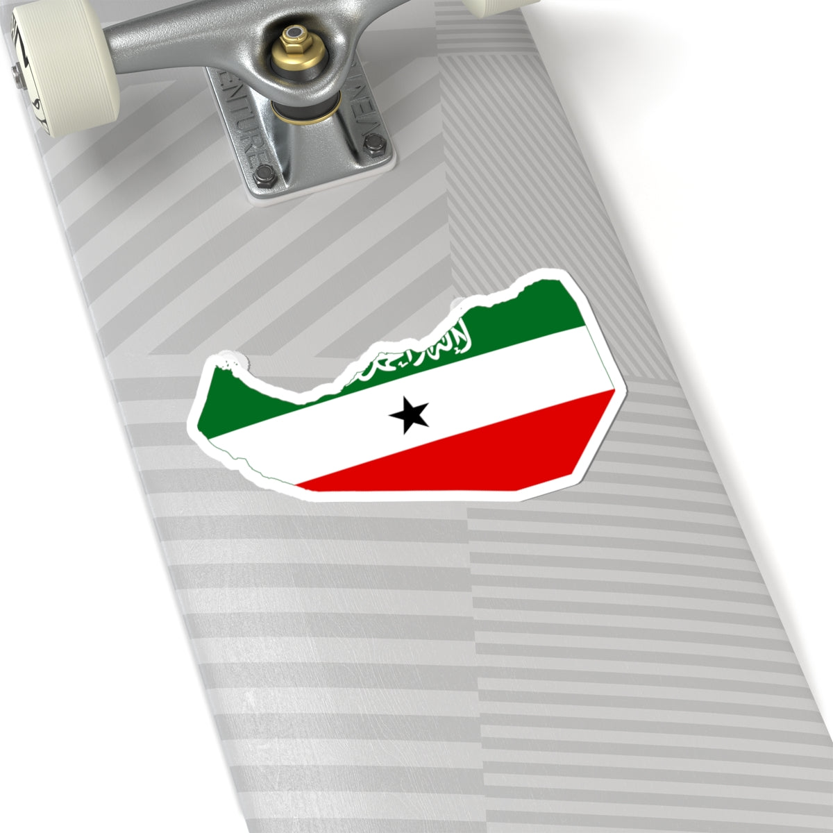 Flag-map of Somaliland (Mali) STICKER Vinyl Kiss-Cut Decal