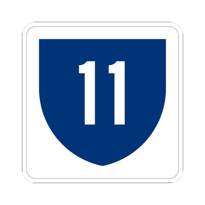 PR primary 11 (Puerto Rico) (Road Sign) STICKER Vinyl Kiss-Cut Decal