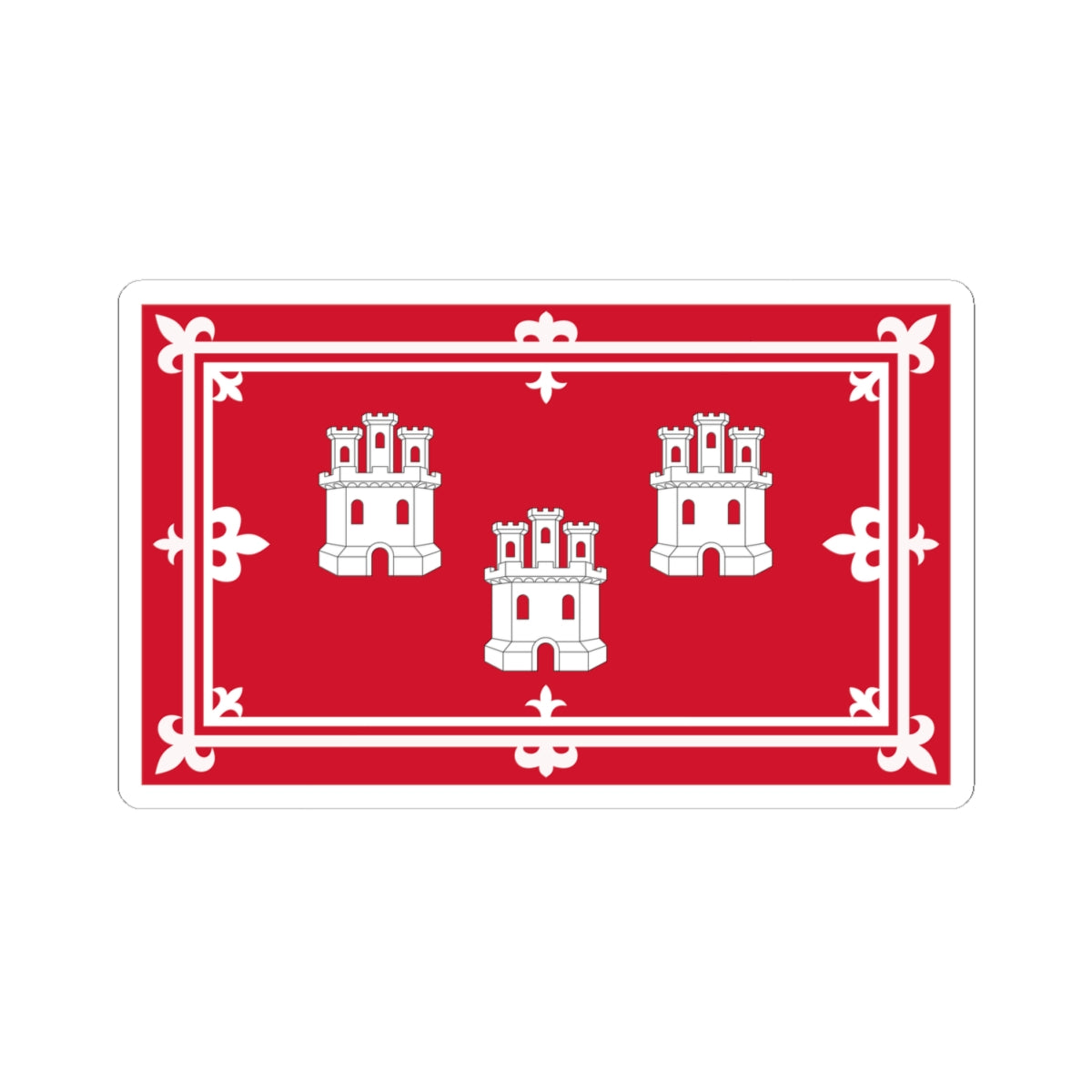 City Flag of Aberdeen (Scotland) STICKER Vinyl Kiss-Cut Decal