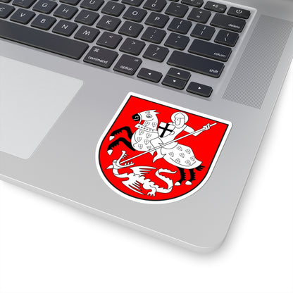 Rhäzüns Kreis wappen (Switzerland) (Coat of Arms) STICKER Vinyl Kiss-Cut Decal