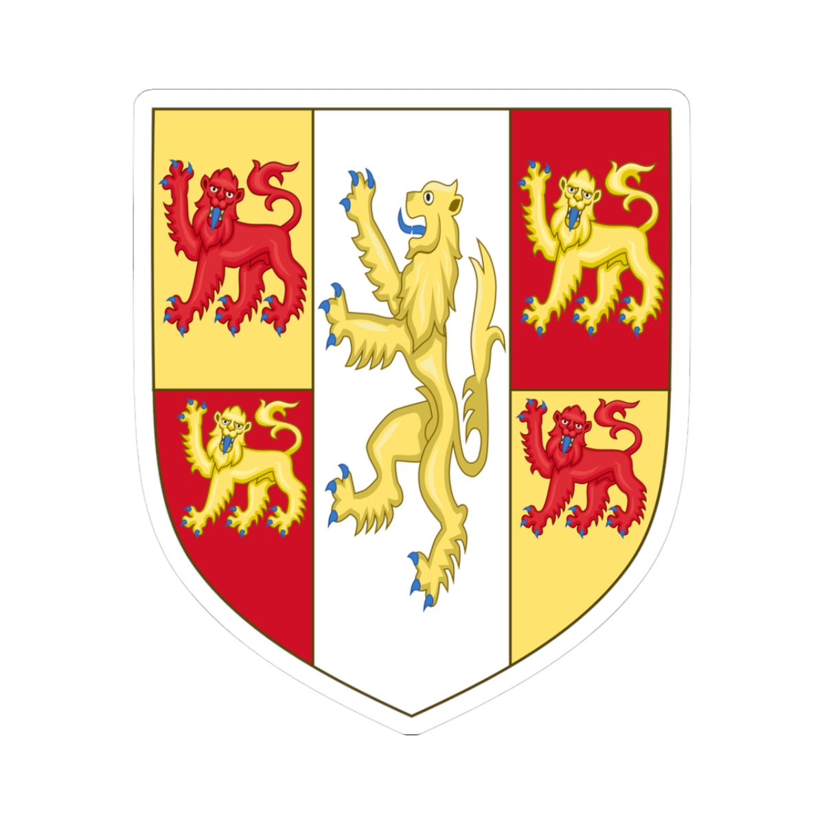 Arms of Bangor University (United Kingdom) (Coat of Arms) STICKER Vinyl Kiss-Cut Decal