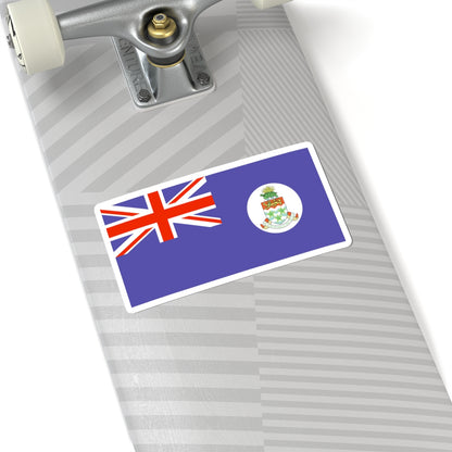 Flag of the Cayman Islands WFB 2000 (United Kingdom) STICKER Vinyl Kiss-Cut Decal