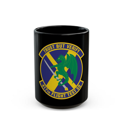 417th Flight Test Squadron (U.S. Air Force) Black Coffee Mug-15oz-The Sticker Space