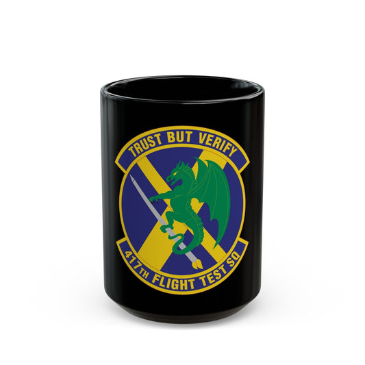 417th Flight Test Squadron (U.S. Air Force) Black Coffee Mug-15oz-The Sticker Space