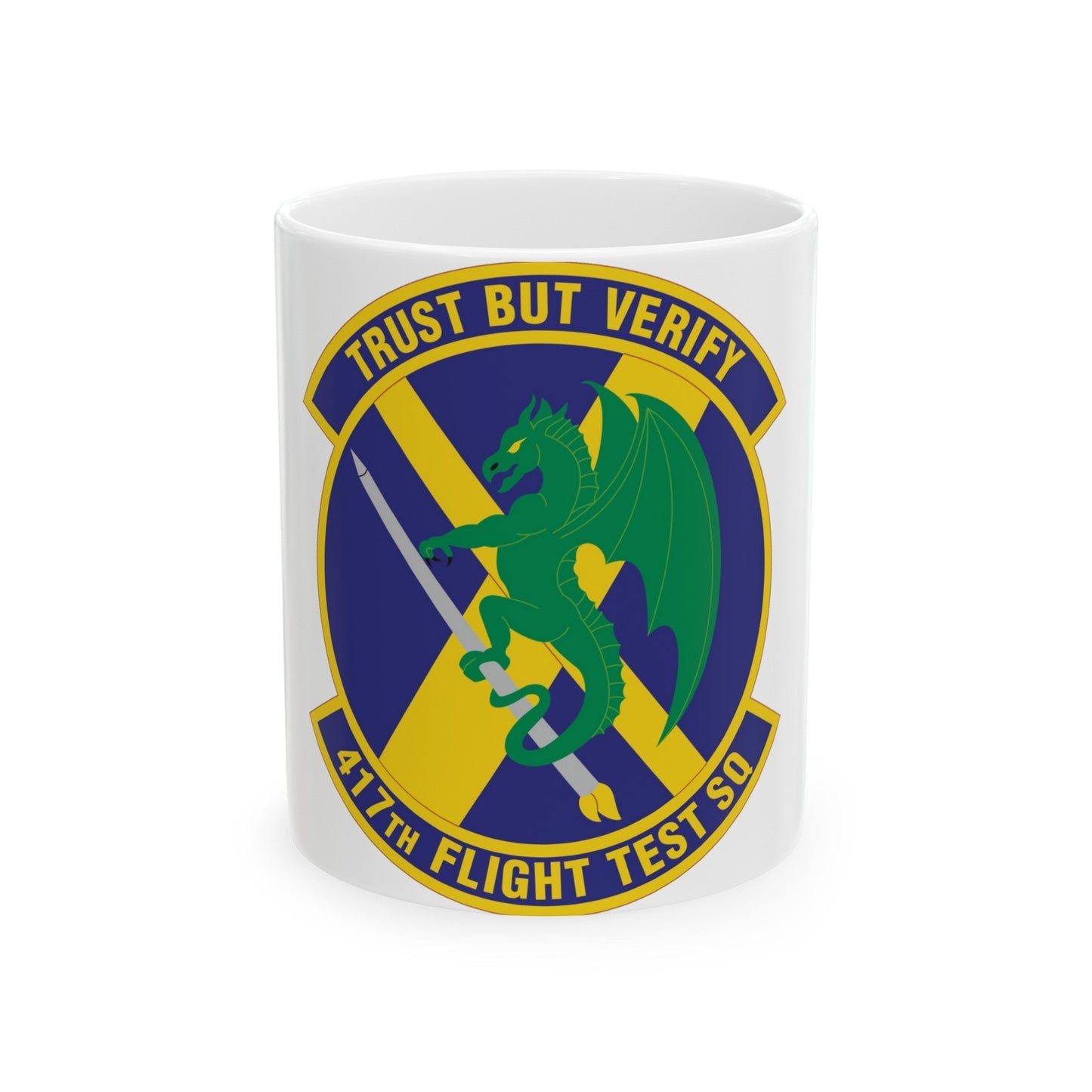 417th Flight Test Squadron (U.S. Air Force) White Coffee Mug-11oz-The Sticker Space