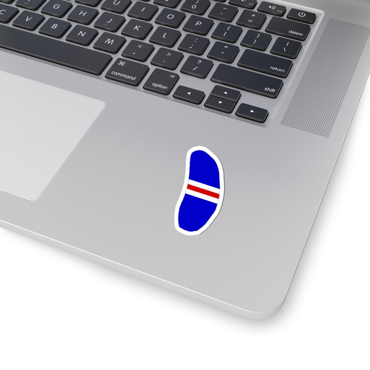 Howland Island flag map local (United States) STICKER Vinyl Kiss-Cut Decal