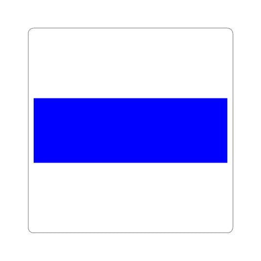 Flag of Zug (Switzerland) STICKER Vinyl Kiss-Cut Decal