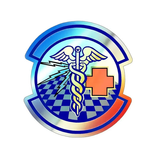 419 Medical Squadron AFRC (U.S. Air Force) Holographic STICKER Die-Cut Vinyl Decal 6 Inch Holographic - The Sticker Space