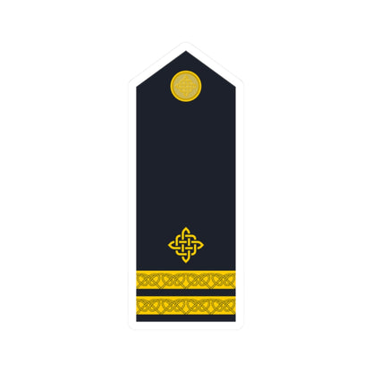 Naramenica ljetne odore poručnika fregate HRM (Croatia) (Military Rank) STICKER Vinyl Kiss-Cut Decal