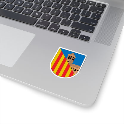 Antic escut municipal de Barruera (Spain) (Coat of Arms) STICKER Vinyl Kiss-Cut Decal