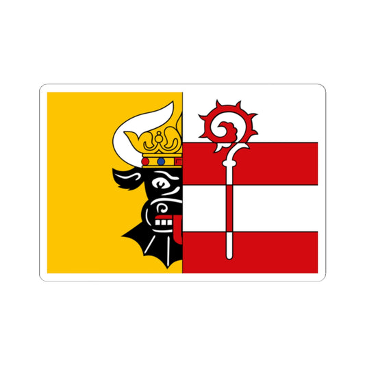 Flag of Nordwestmecklenburg Germany - STICKER Vinyl Kiss-Cut Decal