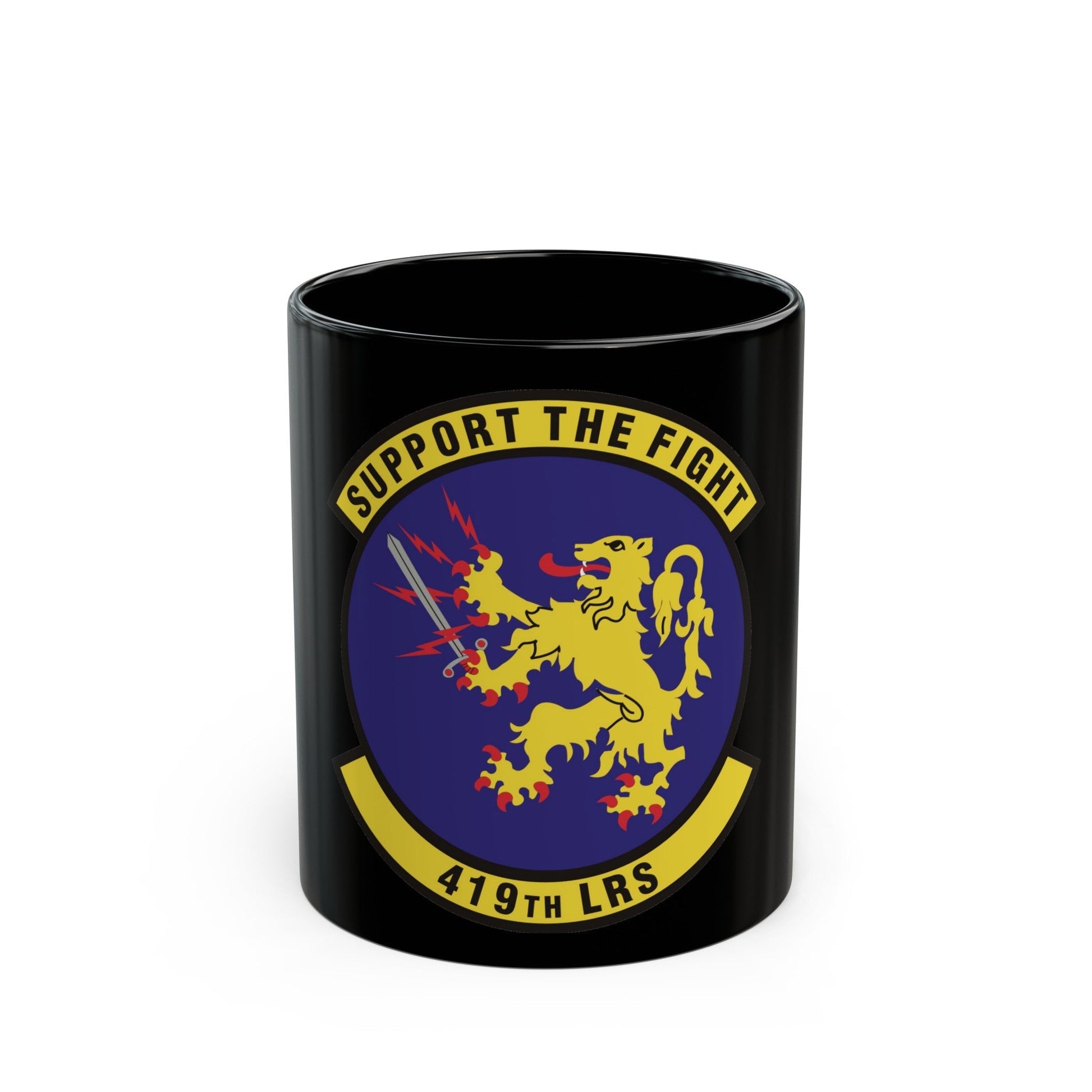 419th Logistics Readiness Squadron (U.S. Air Force) Black Coffee Mug-11oz-The Sticker Space