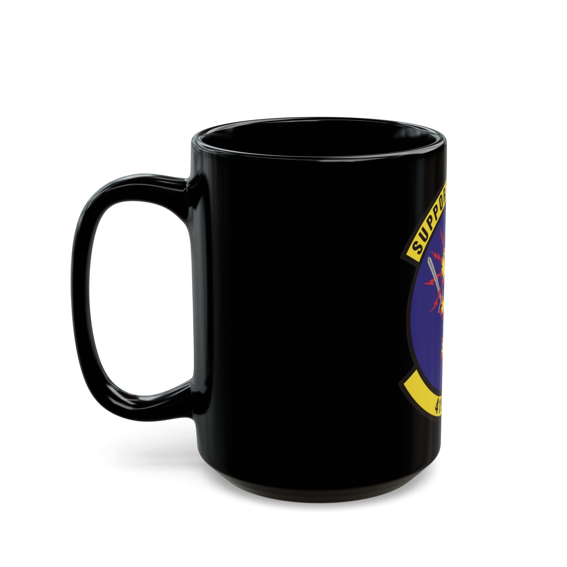 419th Logistics Readiness Squadron (U.S. Air Force) Black Coffee Mug-The Sticker Space