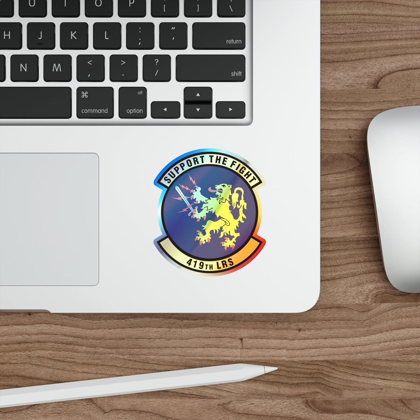 419th Logistics Readiness Squadron (U.S. Air Force) Holographic STICKER Die-Cut Vinyl Decal-The Sticker Space