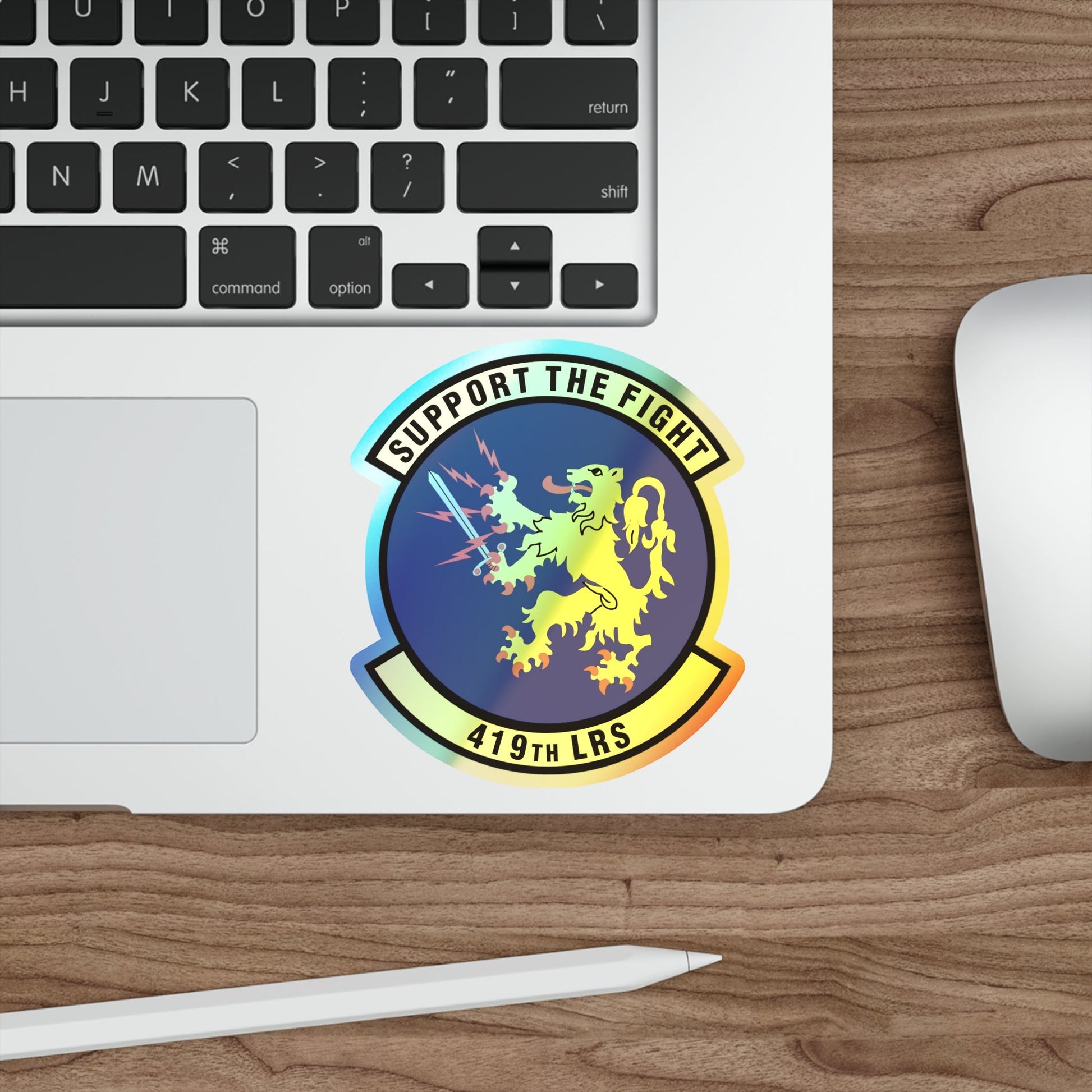 419th Logistics Readiness Squadron (U.S. Air Force) Holographic STICKER Die-Cut Vinyl Decal-The Sticker Space