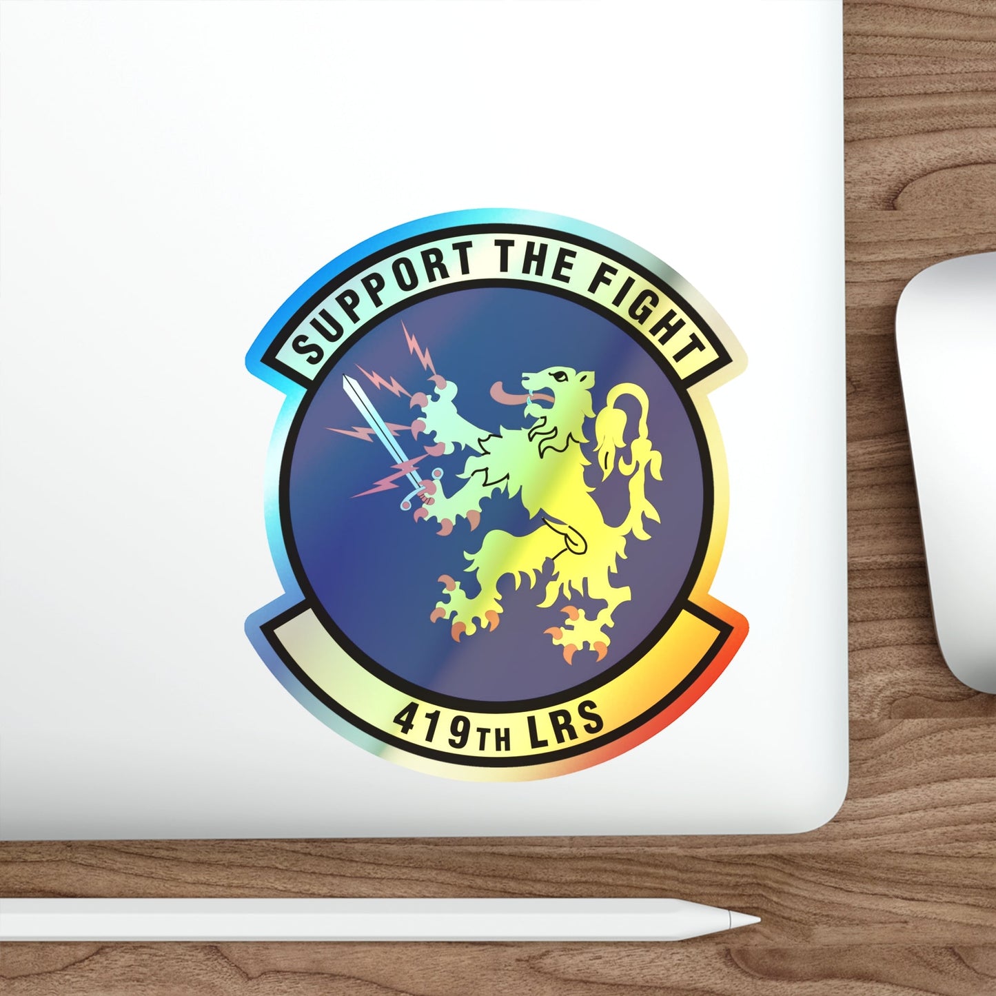 419th Logistics Readiness Squadron (U.S. Air Force) Holographic STICKER Die-Cut Vinyl Decal-The Sticker Space