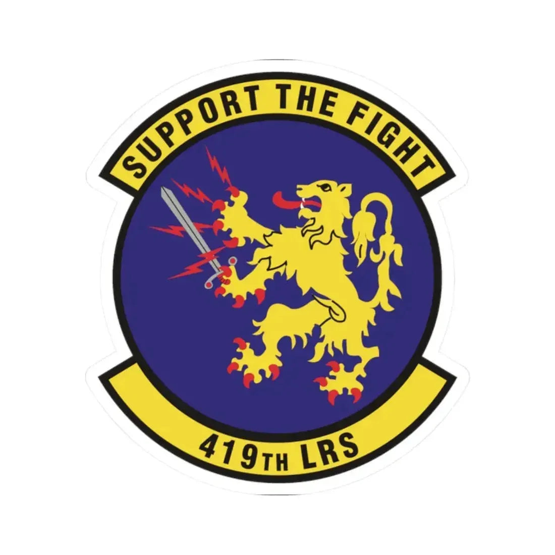 419th Logistics Readiness Squadron (U.S. Air Force) STICKER Vinyl Kiss-Cut Decal 2 Inch White - The Sticker Space