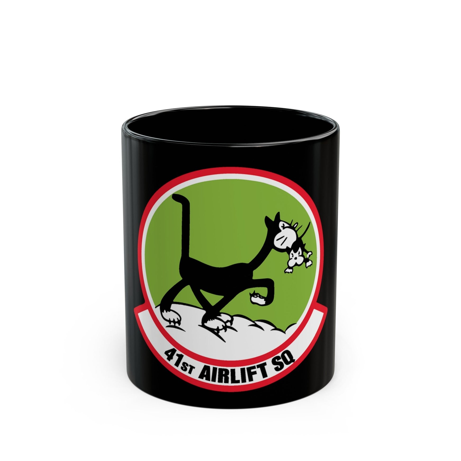 41st Airlift Sq v2 (U.S. Air Force) Black Coffee Mug-11oz-The Sticker Space