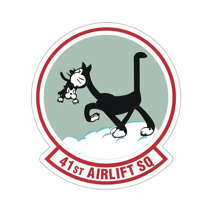 41st Airlift Squadron (U.S. Air Force) STICKER Vinyl Die-Cut Decal 4 Inch - The Sticker Space