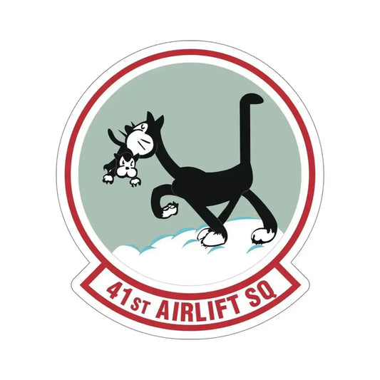 41st Airlift Squadron (U.S. Air Force) STICKER Vinyl Die-Cut Decal 6 Inch - The Sticker Space