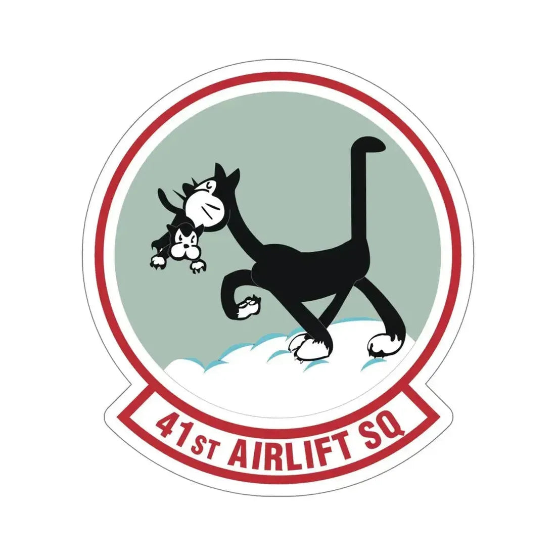 41st Airlift Squadron (U.S. Air Force) STICKER Vinyl Die-Cut Decal 6 Inch - The Sticker Space