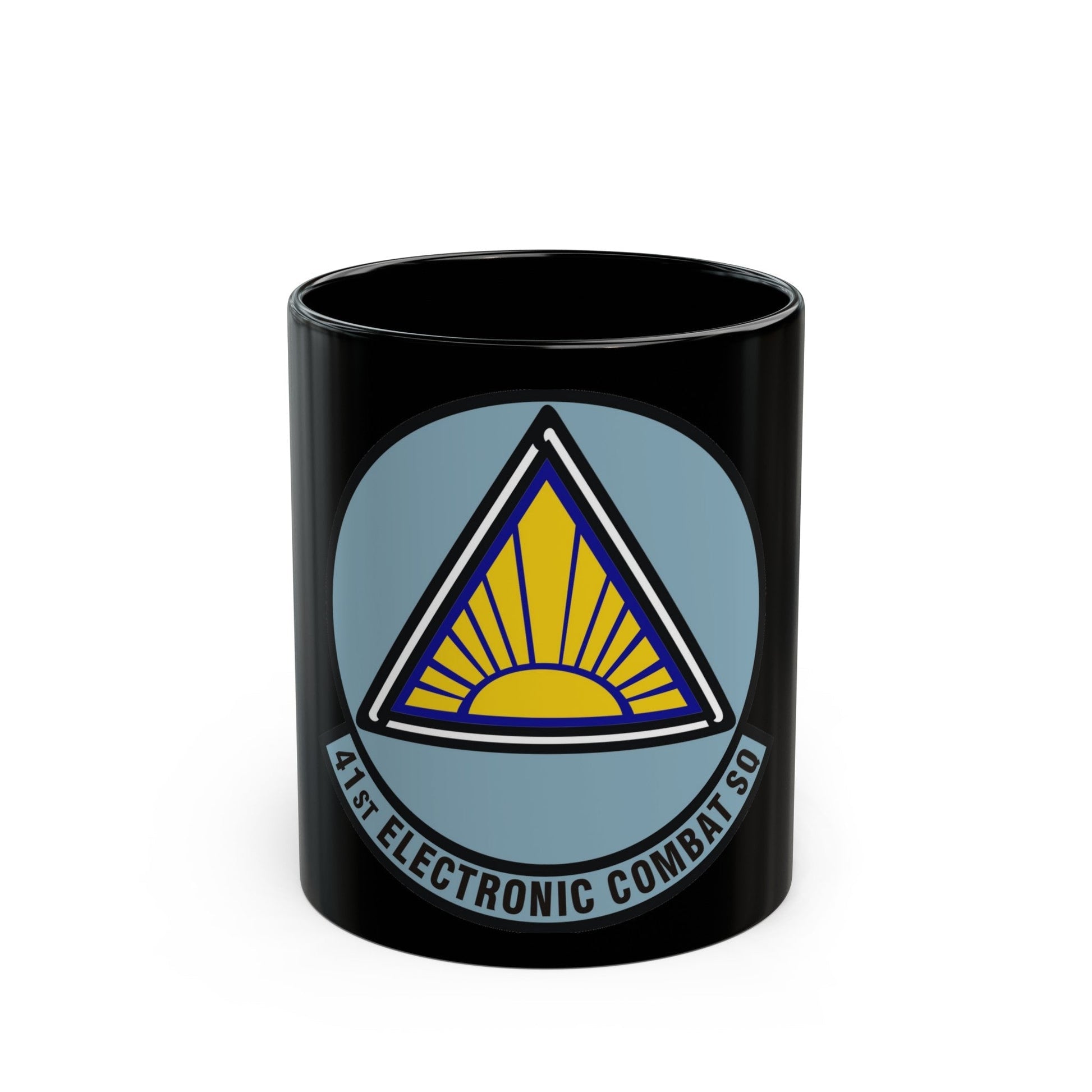 41st Electronic Combat Squadron (U.S. Air Force) Black Coffee Mug-11oz-The Sticker Space