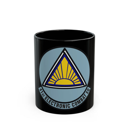 41st Electronic Combat Squadron (U.S. Air Force) Black Coffee Mug-11oz-The Sticker Space