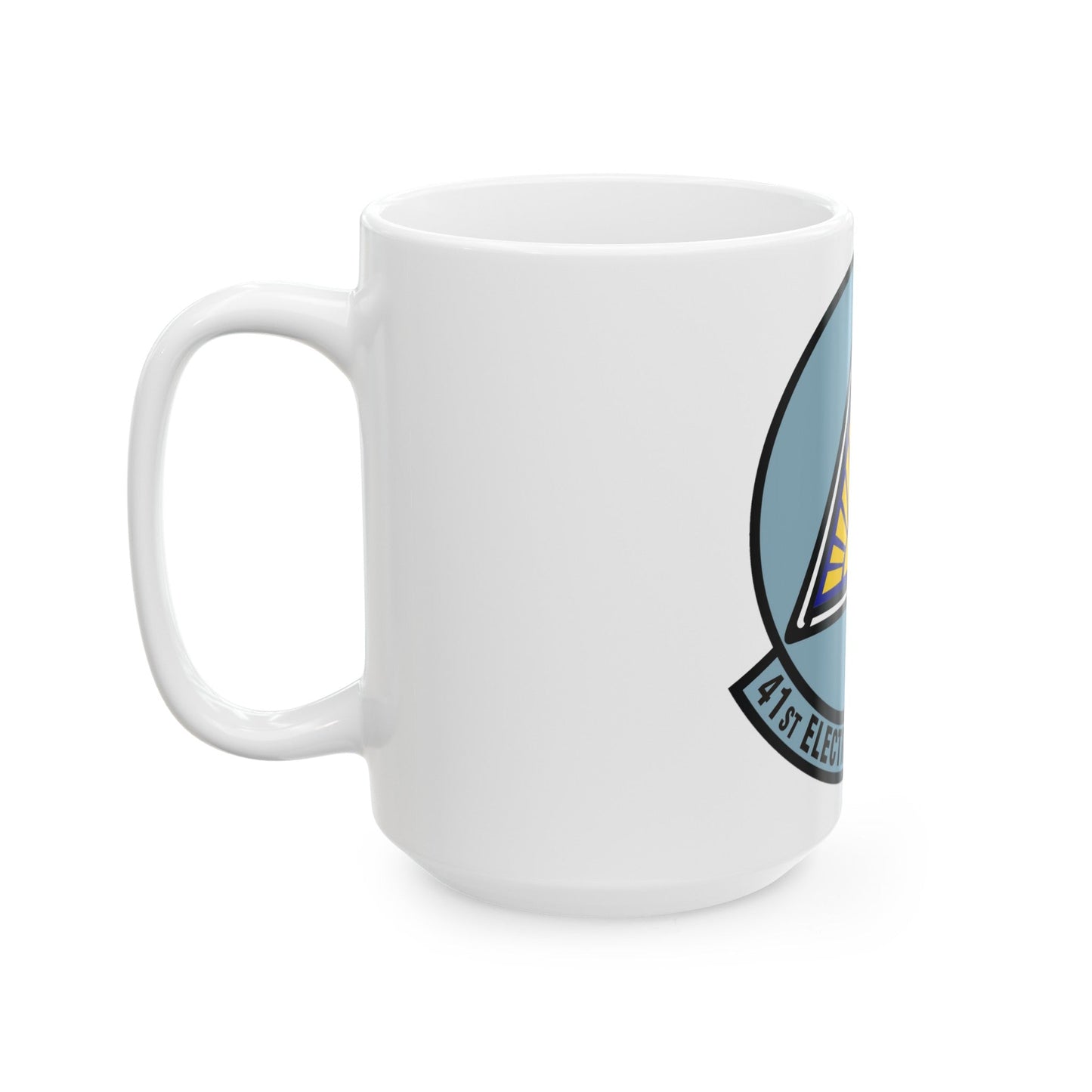 41st Electronic Combat Squadron (U.S. Air Force) White Coffee Mug-The Sticker Space