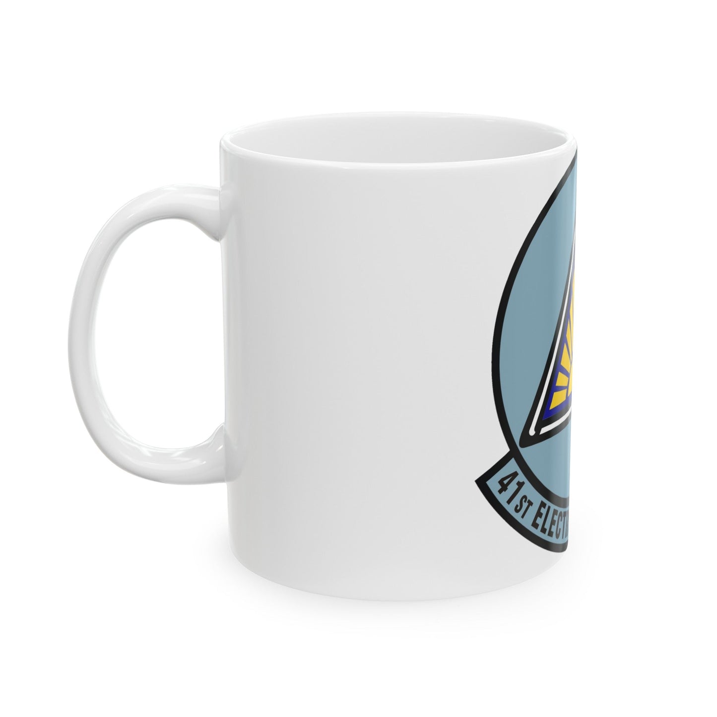 41st Electronic Combat Squadron (U.S. Air Force) White Coffee Mug-The Sticker Space