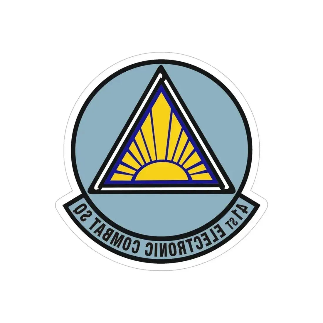 41st Electronic Combat Squadron (U.S. Air Force) REVERSE PRINT Transparent Die-Cut STICKER - The Sticker Space