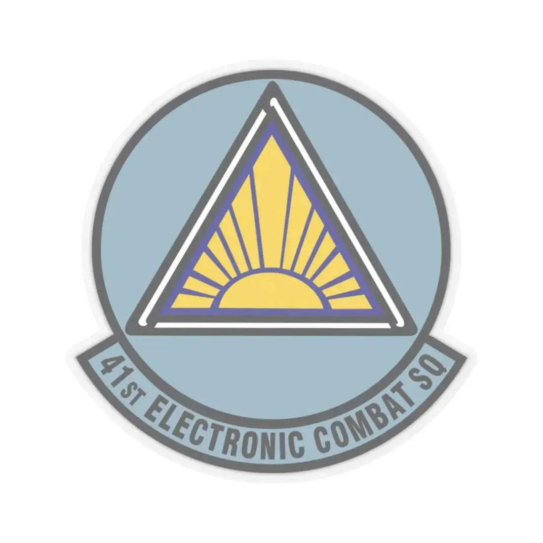41st Electronic Combat Squadron (U.S. Air Force) STICKER Vinyl Kiss-Cut Decal 2 Inch Transparent - The Sticker Space