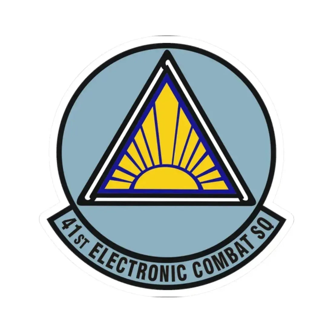 41st Electronic Combat Squadron (U.S. Air Force) STICKER Vinyl Kiss-Cut Decal 2 Inch White - The Sticker Space