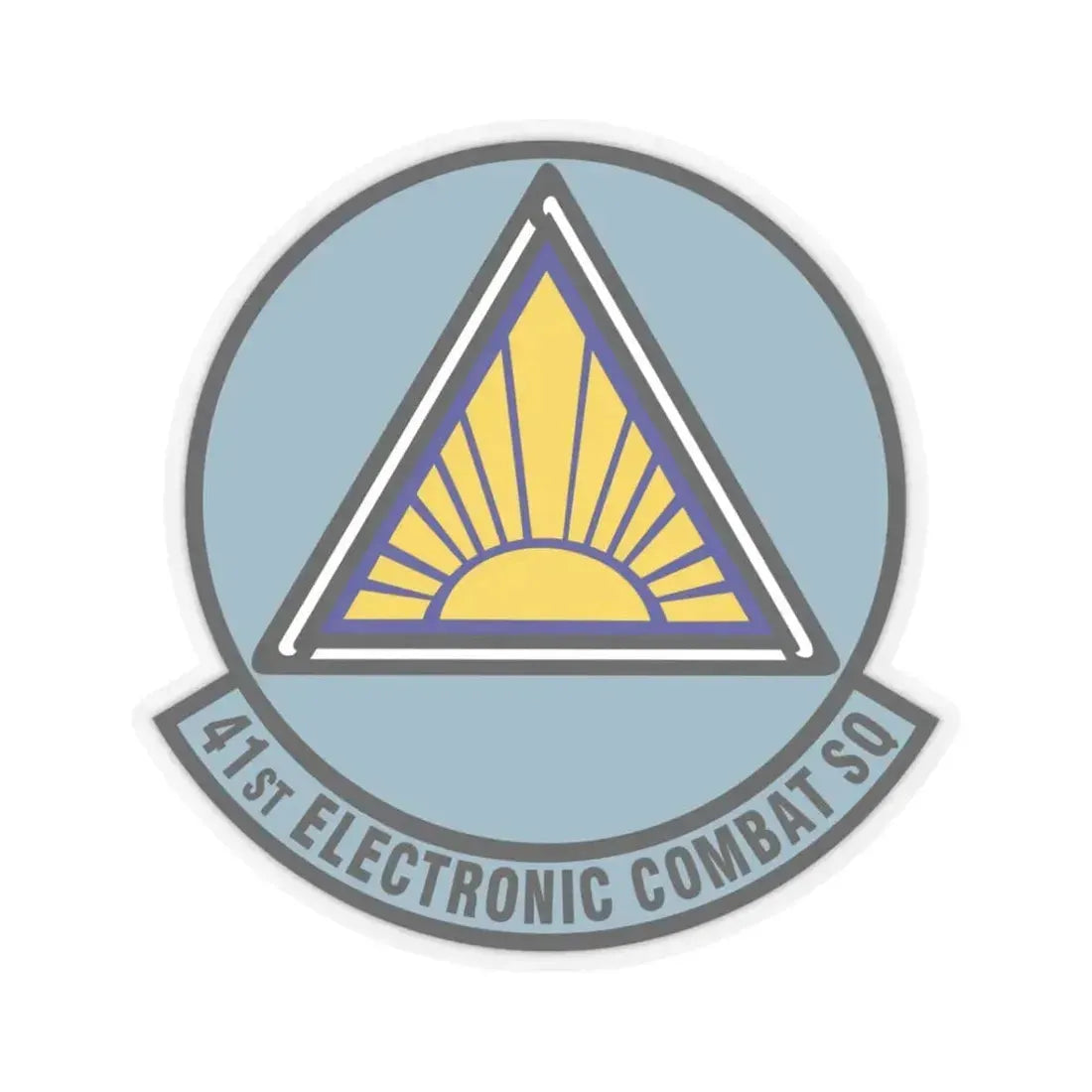 41st Electronic Combat Squadron (U.S. Air Force) STICKER Vinyl Kiss-Cut Decal 3 Inch Transparent - The Sticker Space