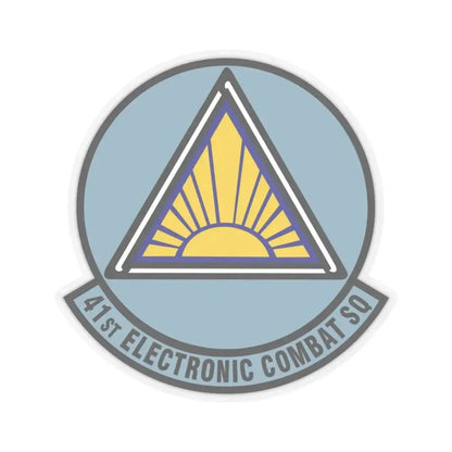 41st Electronic Combat Squadron (U.S. Air Force) STICKER Vinyl Kiss-Cut Decal 3 Inch Transparent - The Sticker Space