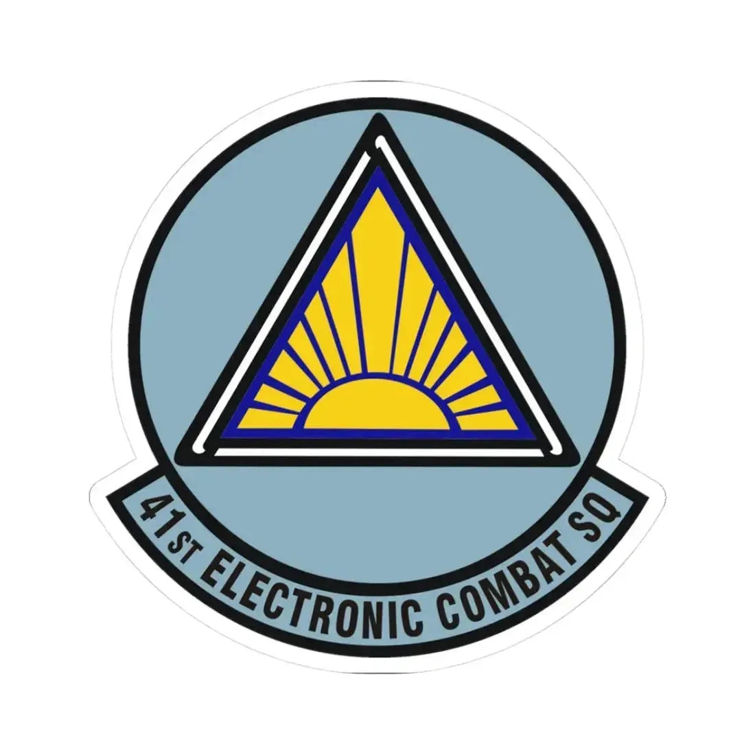 41st Electronic Combat Squadron (U.S. Air Force) STICKER Vinyl Kiss-Cut Decal 3 Inch White - The Sticker Space