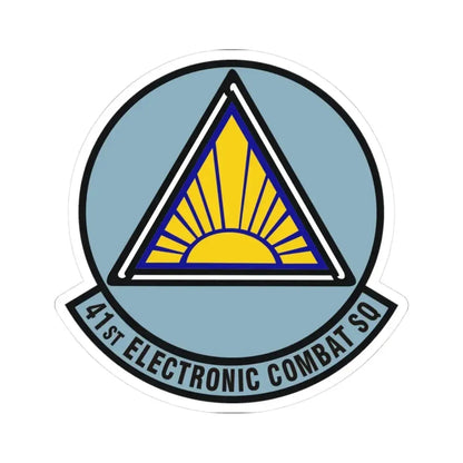 41st Electronic Combat Squadron (U.S. Air Force) STICKER Vinyl Kiss-Cut Decal 3 Inch White - The Sticker Space