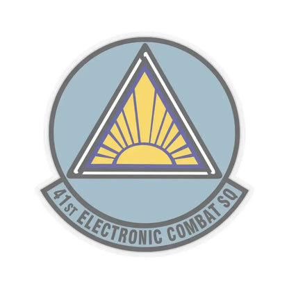 41st Electronic Combat Squadron (U.S. Air Force) STICKER Vinyl Kiss-Cut Decal 4 Inch Transparent - The Sticker Space