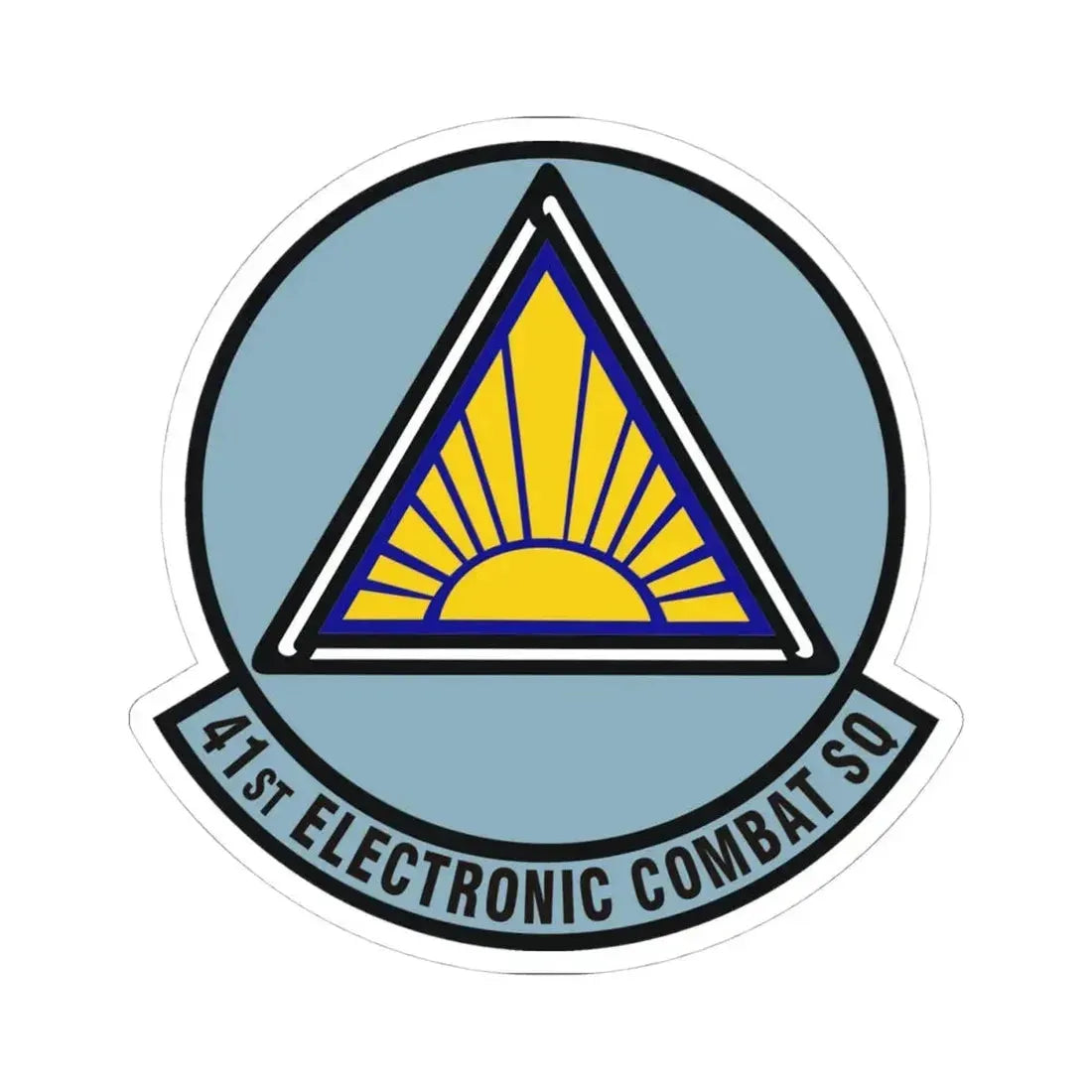 41st Electronic Combat Squadron (U.S. Air Force) STICKER Vinyl Kiss-Cut Decal 4 Inch White - The Sticker Space