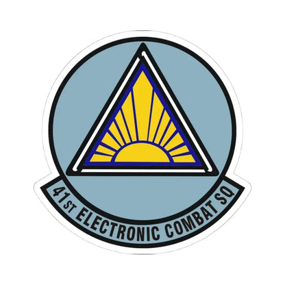 41st Electronic Combat Squadron (U.S. Air Force) STICKER Vinyl Kiss-Cut Decal 4 Inch White - The Sticker Space
