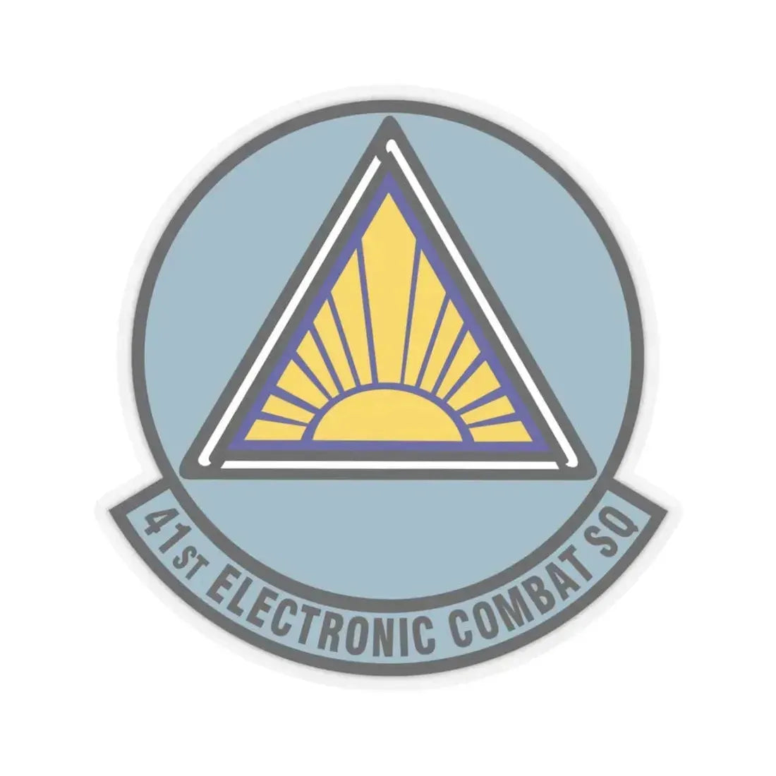 41st Electronic Combat Squadron (U.S. Air Force) STICKER Vinyl Kiss-Cut Decal 6 Inch Transparent - The Sticker Space