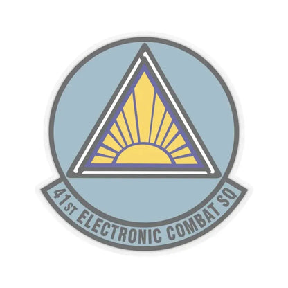 41st Electronic Combat Squadron (U.S. Air Force) STICKER Vinyl Kiss-Cut Decal 6 Inch Transparent - The Sticker Space