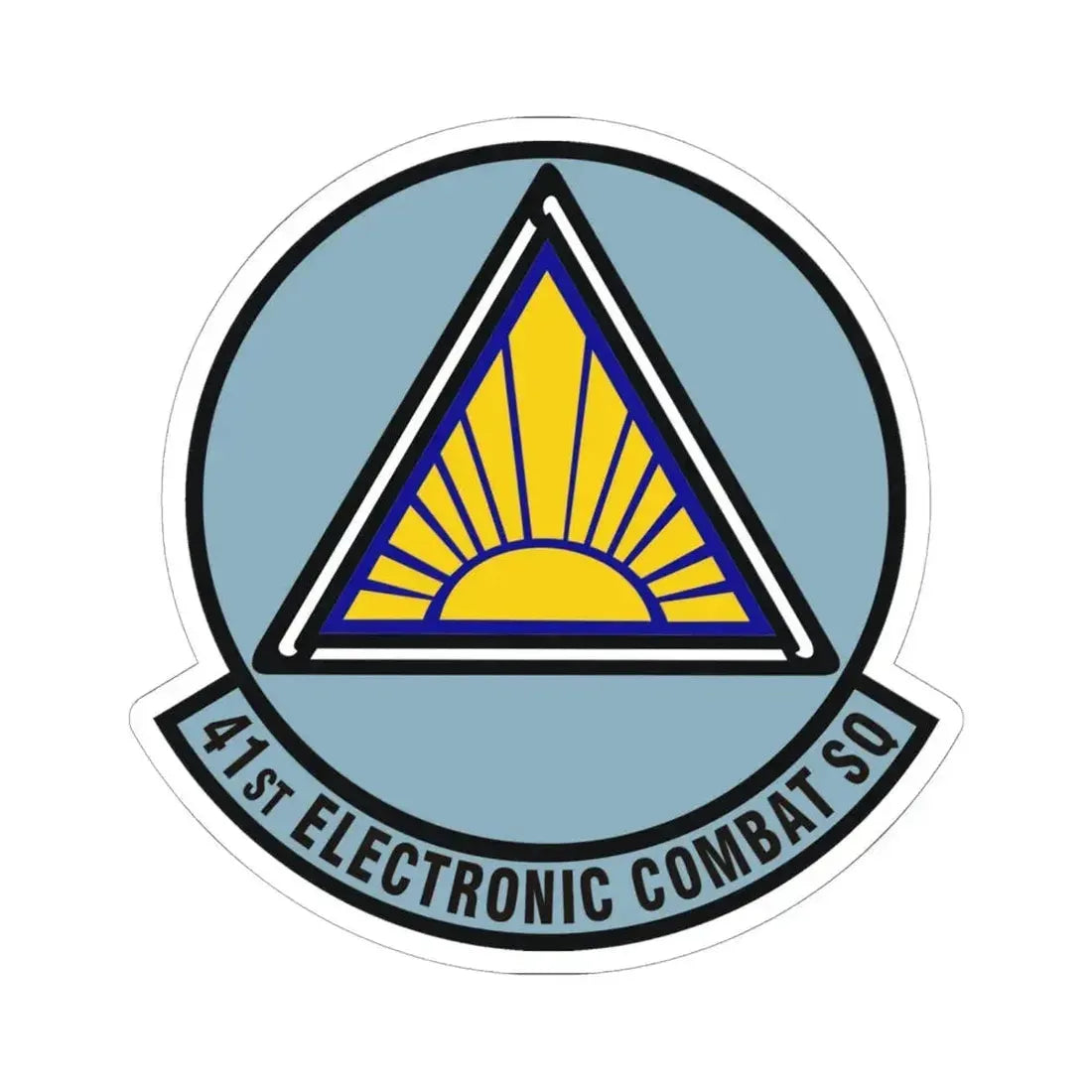 41st Electronic Combat Squadron (U.S. Air Force) STICKER Vinyl Kiss-Cut Decal 6 Inch White - The Sticker Space