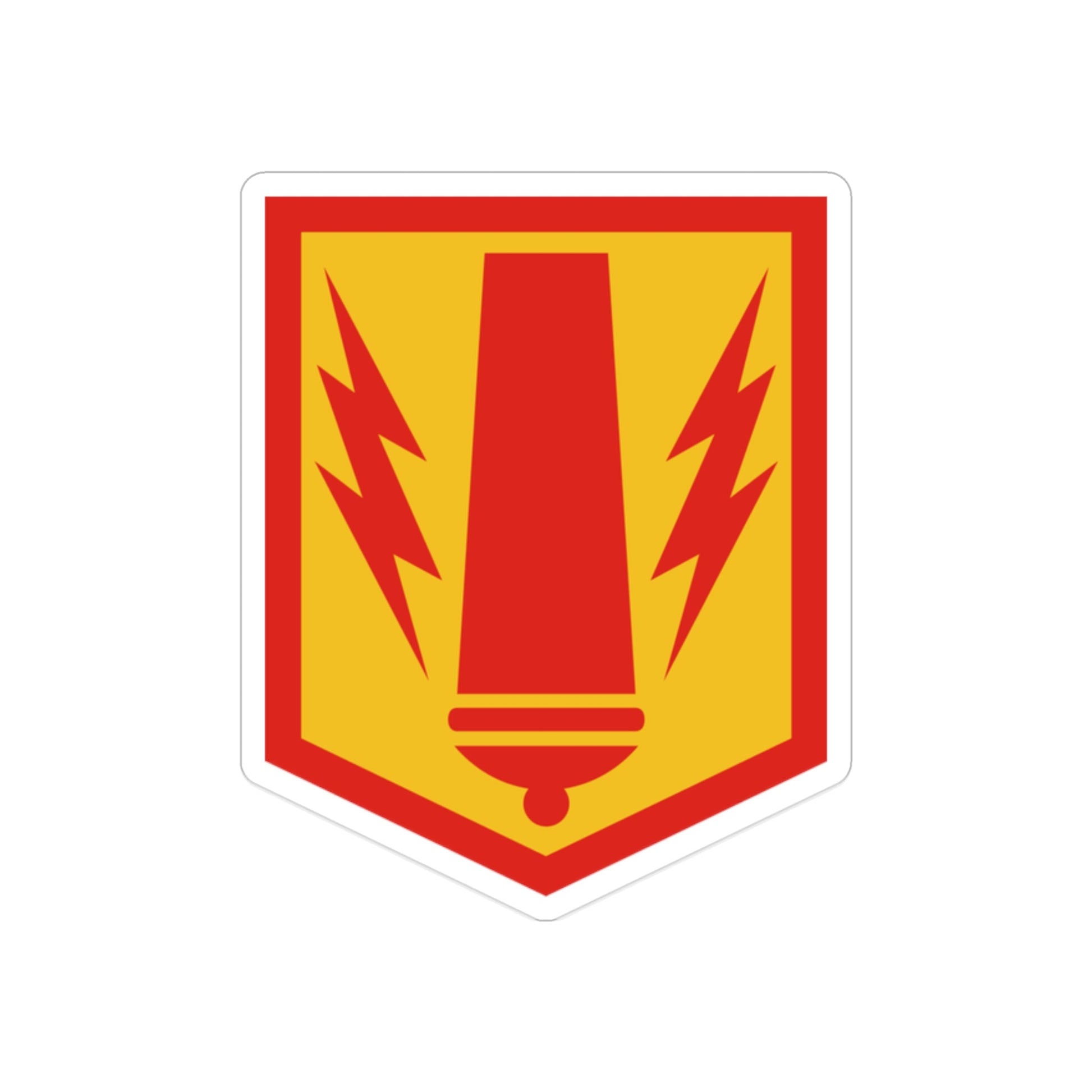 41st Field Artillery Brigade (U.S. Army) REVERSE PRINT Transparent STICKER-2 Inch-The Sticker Space