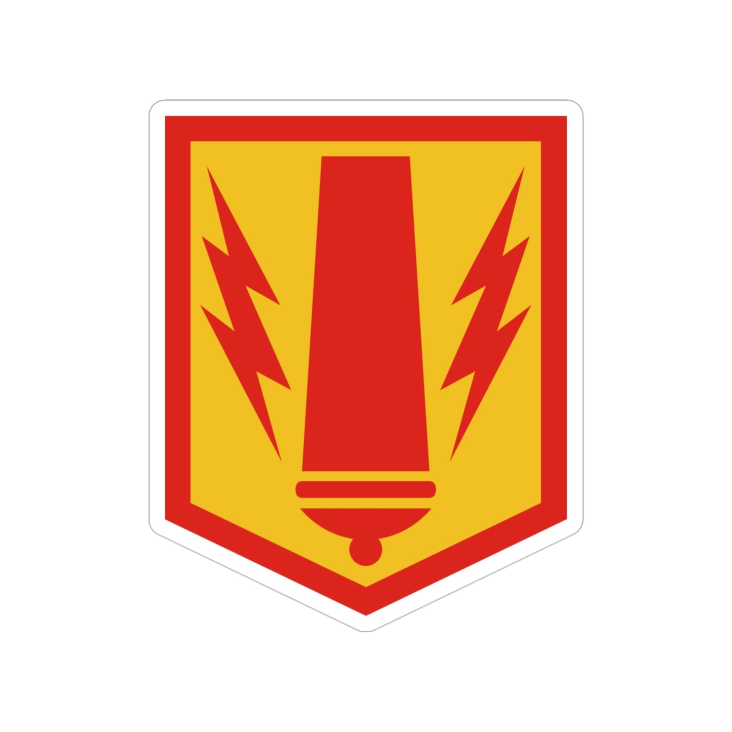 41st Field Artillery Brigade (U.S. Army) Transparent STICKER Die-Cut Vinyl Decal-4 Inch-The Sticker Space