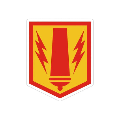 41st Field Artillery Brigade (U.S. Army) REVERSE PRINT Transparent Die-Cut STICKER - The Sticker Space