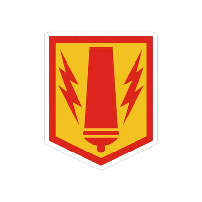 41st Field Artillery Brigade (U.S. Army) REVERSE PRINT Transparent Die-Cut STICKER - The Sticker Space