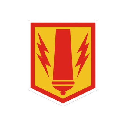 41st Field Artillery Brigade (U.S. Army) REVERSE PRINT Transparent Die-Cut STICKER - The Sticker Space